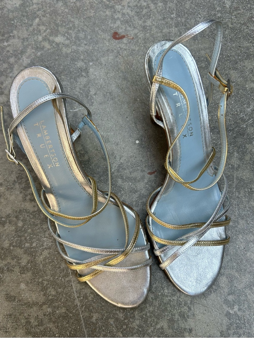Lambertson Truex metallic sandal